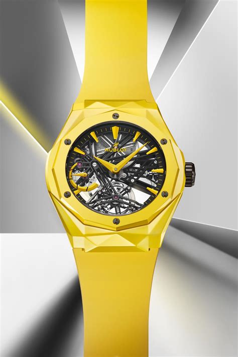 hublot magic gold tourbillon|Classic Fusion Tourbillon Orlinski Yellow Magic 45 mm .